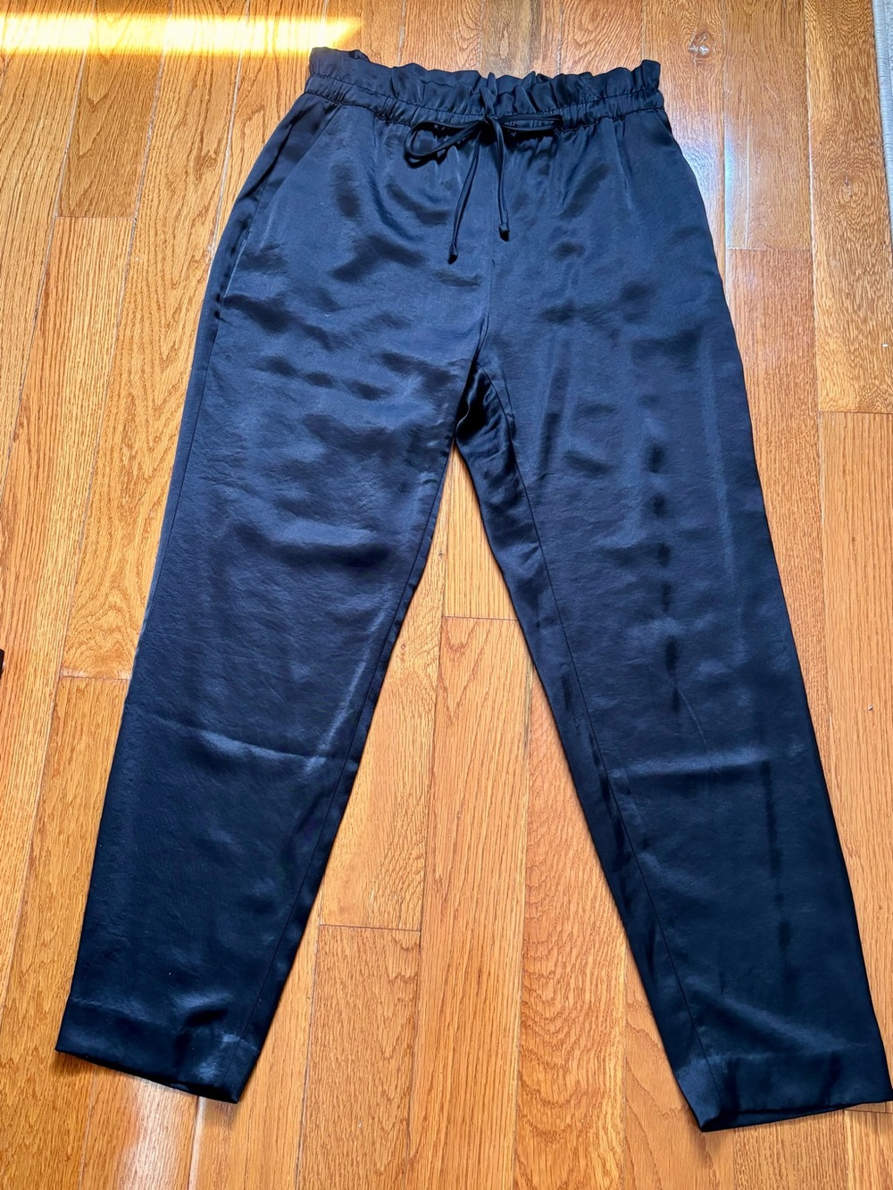 Express Black Ruffled Drawstring dressy women’s Pants